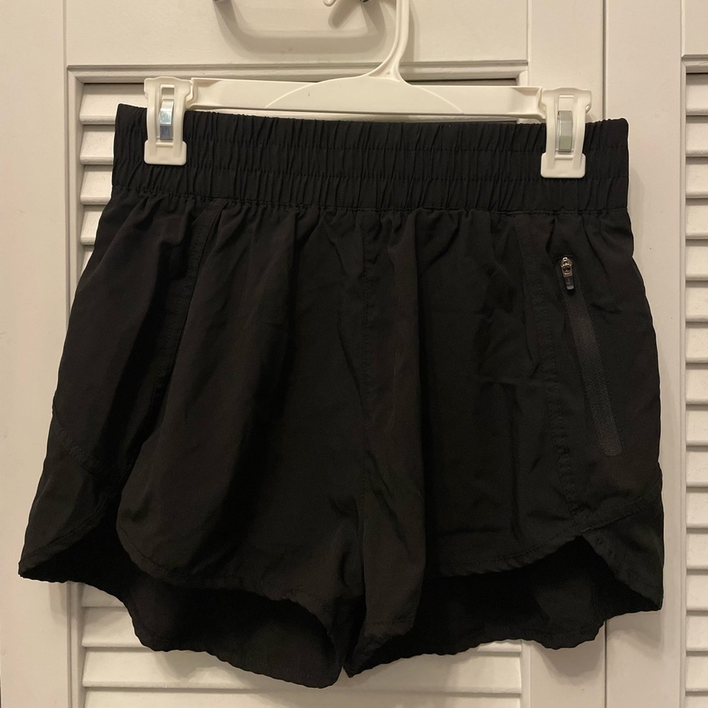 Running Shorts Elastic High Waisted